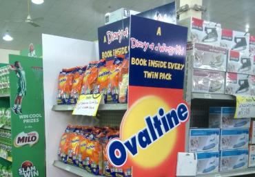 Ovaltine Gondola Branding